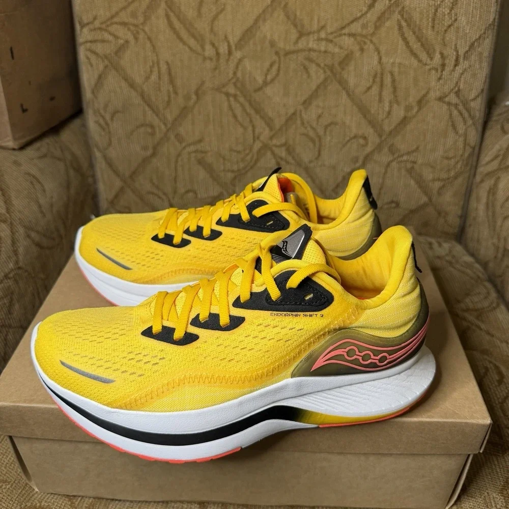 Saucony Endorphin Shift 2 ViZiGold Yellow S10689-16 Women's Size 9 Running Shoes